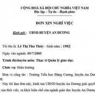 Bị tố lạm thu, hiệu trưởng làm đơn xin ra khỏi ngành