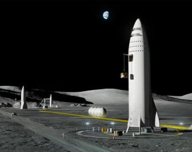 Elon Musk lần đầu tiên chia sẻ hình ảnh của Trạm không gian Mặt Trăng