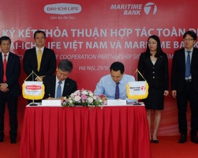Maritime Bank và Dai-ichi Life Việt Nam ký kết thỏa thuận hợp tác toàn diện