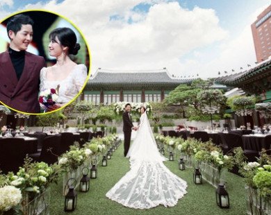 Đám cưới Song Joong Ki và Song Hye Kyo được tổ chức ở lễ đường hoành tráng bậc nhất Hàn Quốc, xem ai mà không choáng!