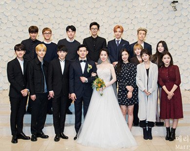 Đám cưới huấn luyện viên thanh nhạc nhà SM: Trai xinh gái đẹp EXO, Red Velvet, Super Junior nô nức đến dự