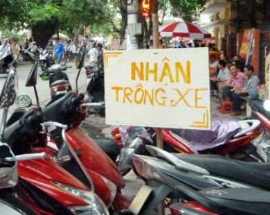 Hà Nội tăng giá trông giữ xe tại các quận trung tâm từ 1/1/2018
