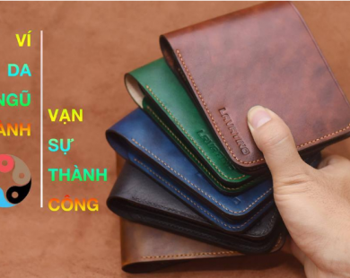 Năm 2018 nên chọn ví tiền màu gì để 'tiền vào như nước sông Đà, tiền ra nhỏ giọt như cà phê phin'?