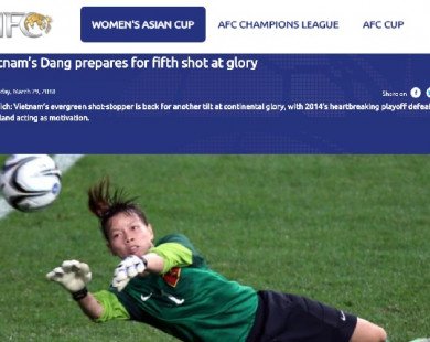 AFC gọi một cầu thủ Việt Nam là biểu tượng Asian Cup