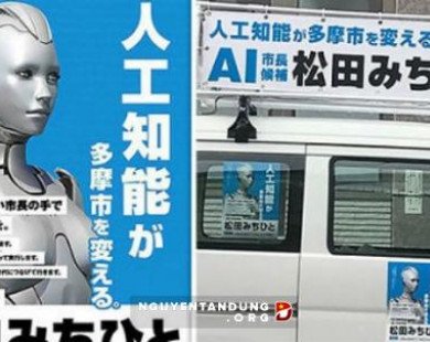Robot đầu tiên trên thế giới tranh cử thị trưởng ở Nhật Bản