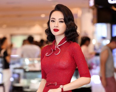 Angela Phương Trinh nổi bật với đầm ôm đỏ rực khoe đường cong hút mắt
