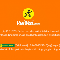 Thế giới di động đóng cửa trang thương mại điện tử vuivui.com