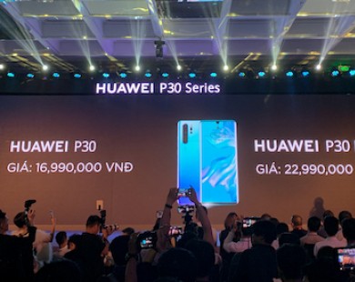 Huawei P30 giá từ 16,99 triệu đồng tại Việt Nam