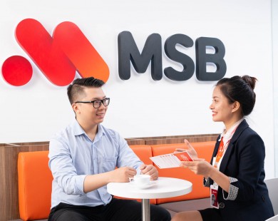 Hưởng ưu đãi cộng lãi suất tiết kiệm tới 0,4% từ sản phẩm kết hợp giữa MSB và Bảo Việt