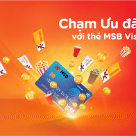 Chạm ưu đãi với thẻ MSB