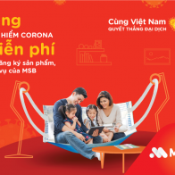 MSB tặng bảo hiểm Corona Guard miễn phí cho khách hàng