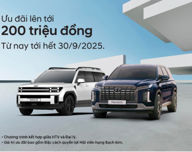 Hyundai Ngọc An triển khai ưu đãi sản phẩm trong tháng 9 lên đến 200 triệu đồng