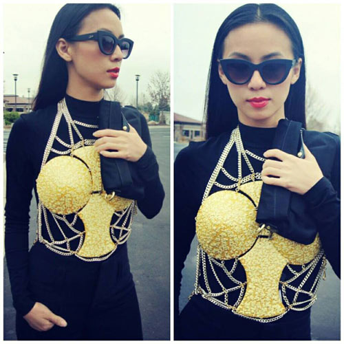 Huyền Ny gây sốc khi nhái Madonna ngày đầu xuân