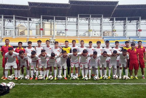 Đội U15 Việt Nam đánh bại U15 Myanmar trên đất Trung Quốc