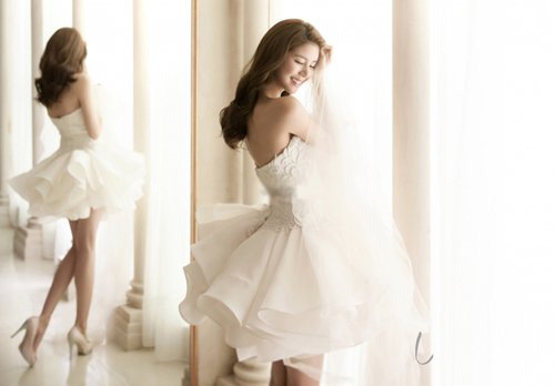 Những ưu điểm nổi bật của váy cưới ngắn