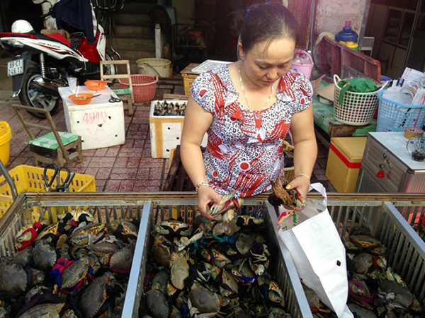 Đặc sản cua miền Tây tăng giá mạnh