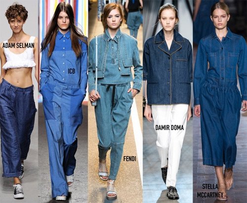 4 xu hướng denim đẹp nhất xuân hè 2015