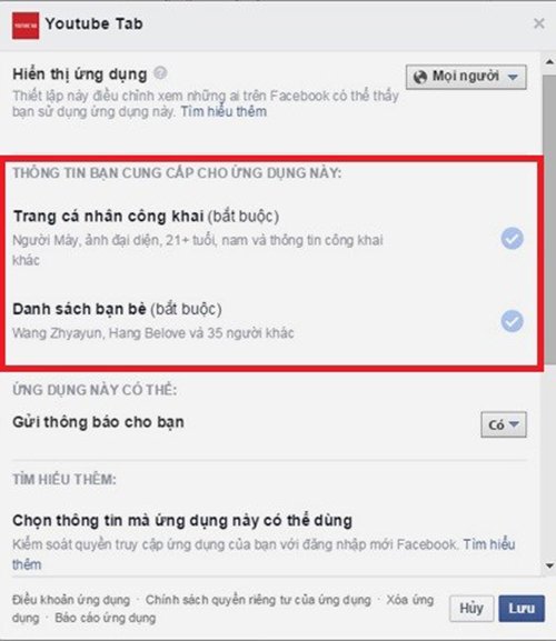 Gỡ ứng dụng Facebook gây hại