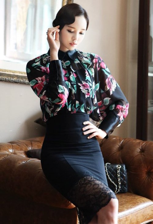 Chân váy ren xuân hè 2015 quyến rũ cho cô nàng công sở