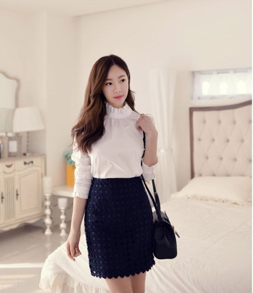 Chân váy ren xuân hè 2015 quyến rũ cho cô nàng công sở