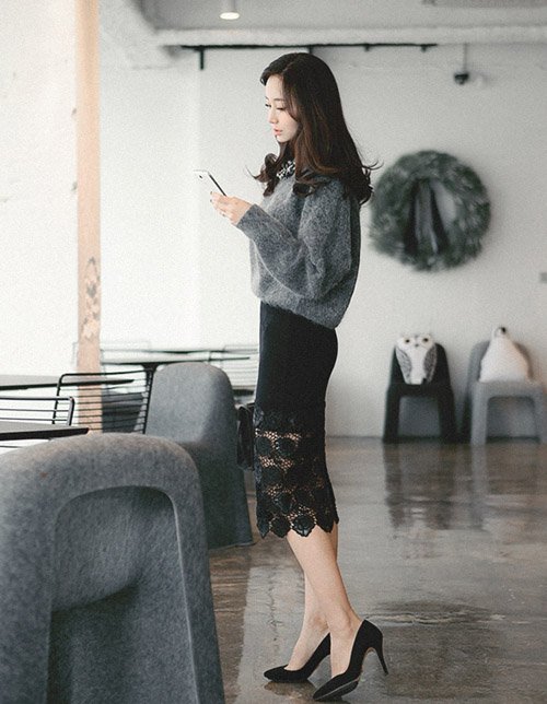 Chân váy ren xuân hè 2015 quyến rũ cho cô nàng công sở