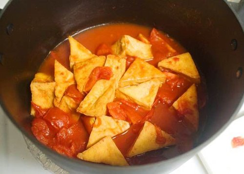 Đậu phụ sốt cà chua đơn giản ngày mưa