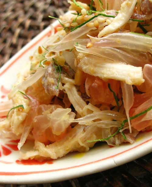 Các bước làm nộm gà