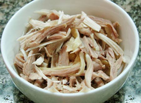 Các bước làm nộm gà