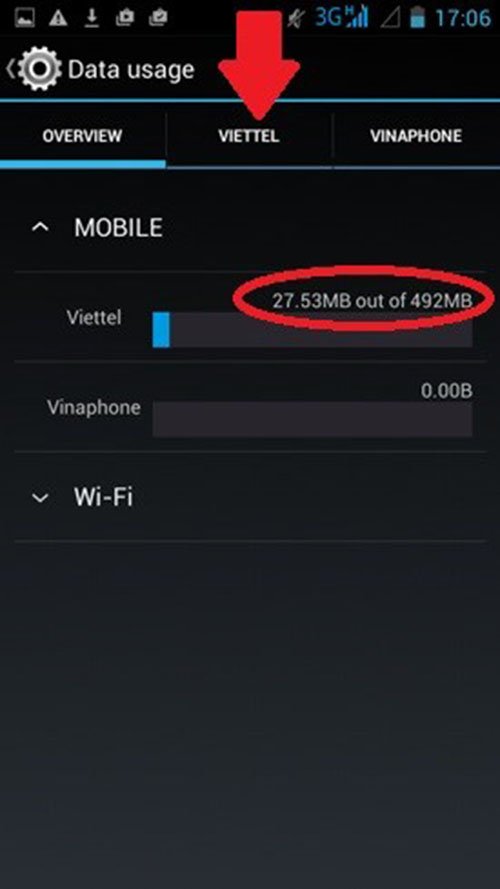 Quản lý dung lượng 3G trên điện thoại Android