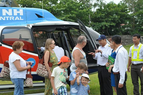 Mở tour ngắm di sản Đà Nẵng bằng trực thăng 