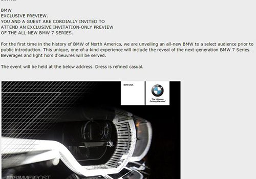 BMW 7-Series thế hệ mới bí mật được giới thiệu với khách VIP