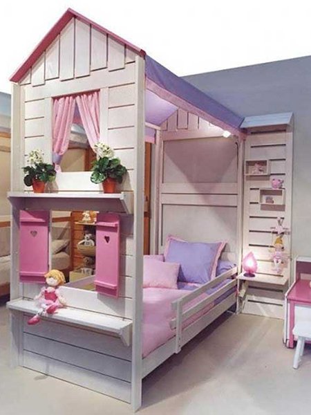 15 mẫu giường tuyệt đẹp cho bé gái