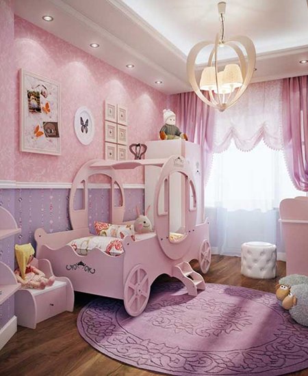 15 mẫu giường tuyệt đẹp cho bé gái