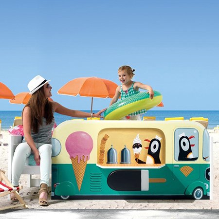 15 mẫu giường tuyệt đẹp cho bé gái