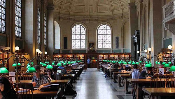 Choáng ngợp những thư viện đẹp nhất nước Mỹ