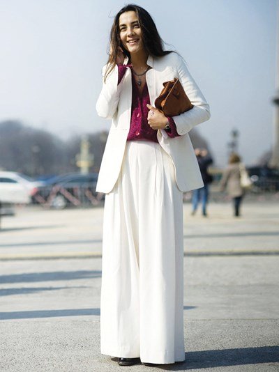 Mặc quần ống rộng theo xu hướng mới nhất