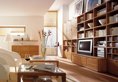 Trang trí phòng khách với những mẫu kệ gỗ vừa đẹp vừa tiện ích