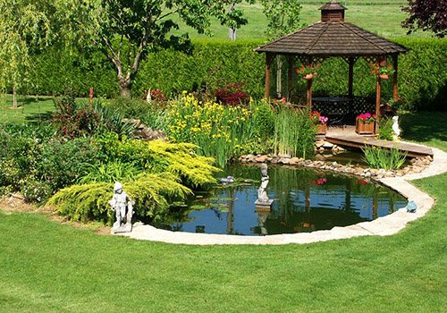 Hồ nước nhỏ - xu hướng mới cho sân vườn hiện đại