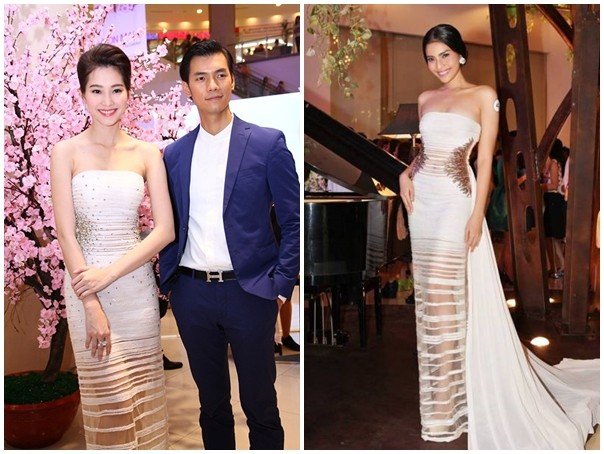 Những pha đụng váy áo mới nhất của mỹ nhân Vbiz