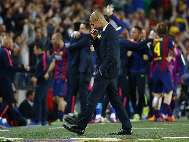 Pep Guardiola nói gì sau khi Bayern Munich thảm bại trước Barcelona?