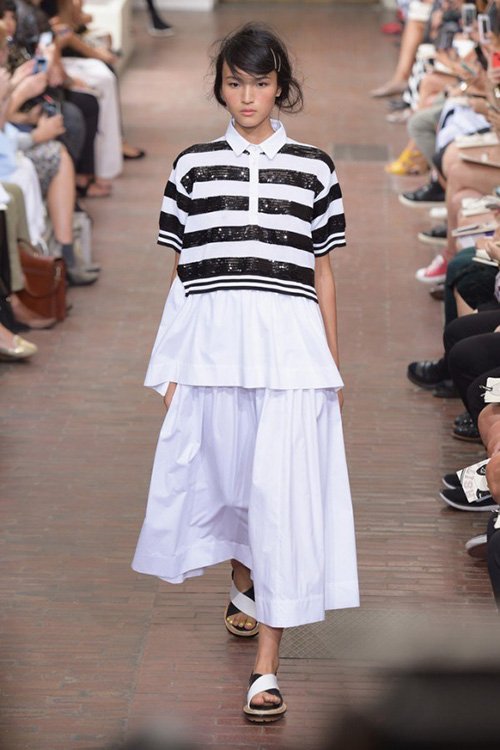 Áo polo và chân váy: Cặp đôi gây “sốt” sàn diễn Xuân Hè 2015