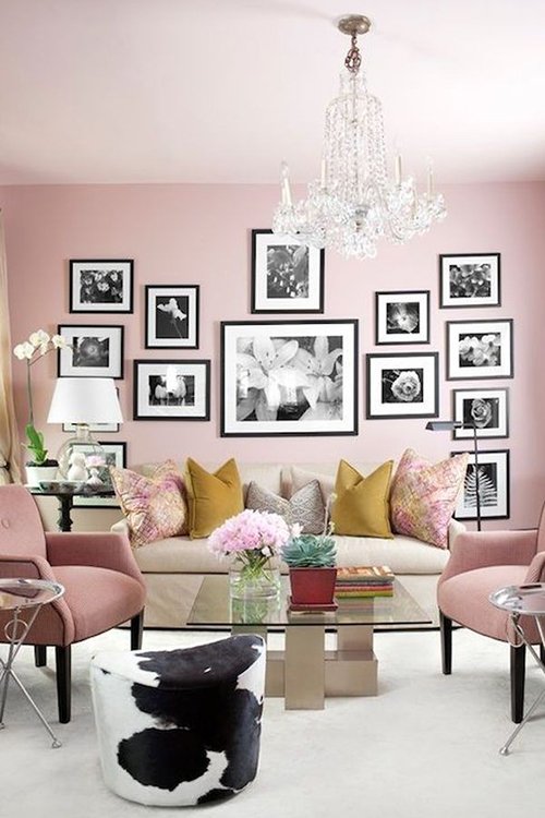 Màu hồng phấn ngập tràn ngôi nhà đầy lãng mạn