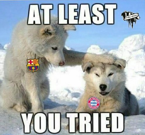 Ảnh chế: "Tử thần" Bayern Munich gõ nhầm cửa Barcelona