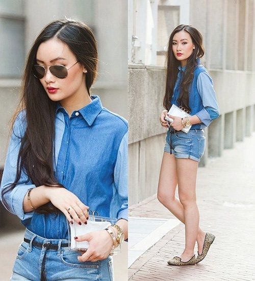 Bí quyết mặc denim on denim 'chuẩn dáng' mọi bạn gái nên biết