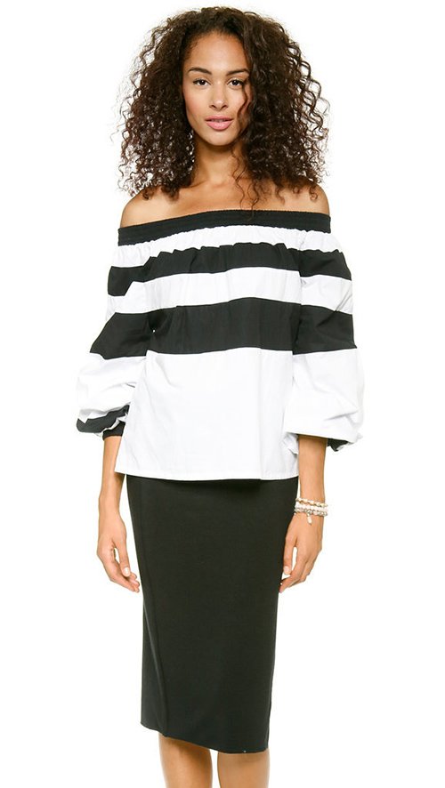 Áo trễ vai gợi cảm cho cô nàng duyên dáng