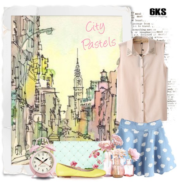 Xu hướng thời trang: Hè mát lạnh với trang phục họa tiết đám mây