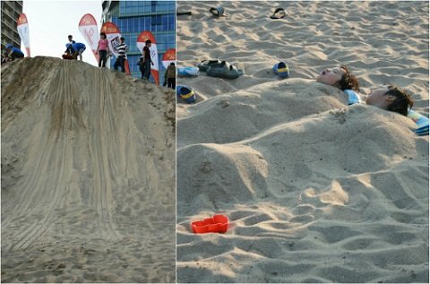 Tưng bừng lễ hội xây lâu đài và tắm cát bên bờ biển Busan