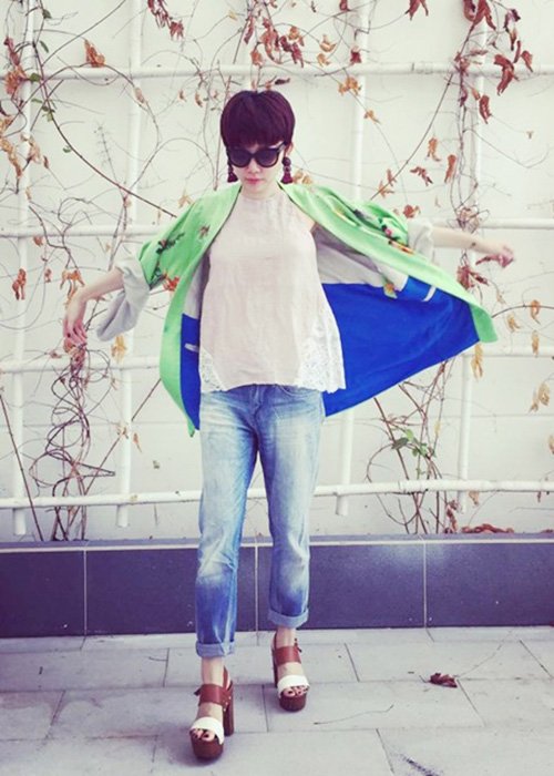 Áo khoác kimono ‘đốn tim’ phái đẹp ngày hè