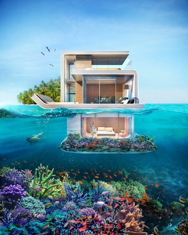 Cận cảnh biệt thự "đẹp như mơ" trên biển dành cho giới thượng lưu tại Dubai