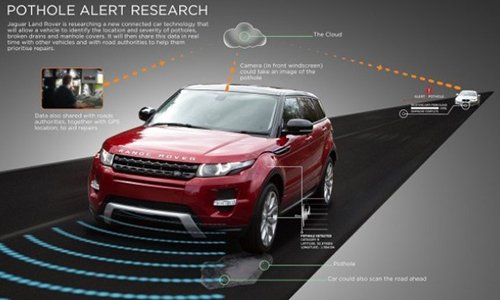 Jaguar Land Rover ra mắt công nghệ cảnh báo có ổ gà